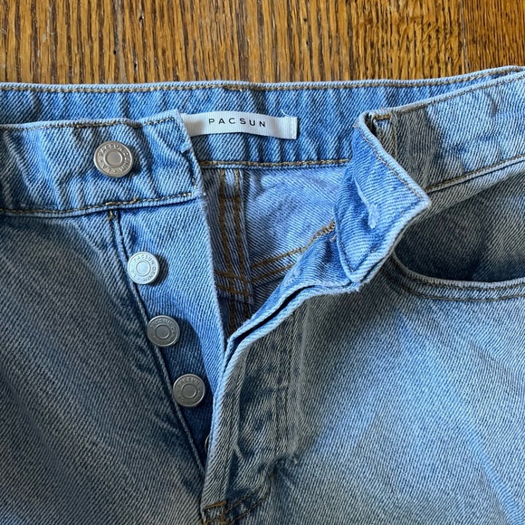 Pacsun High Rise Straight Leg Blue Jeans, Size 24, Great condition - Picture 4 of 6